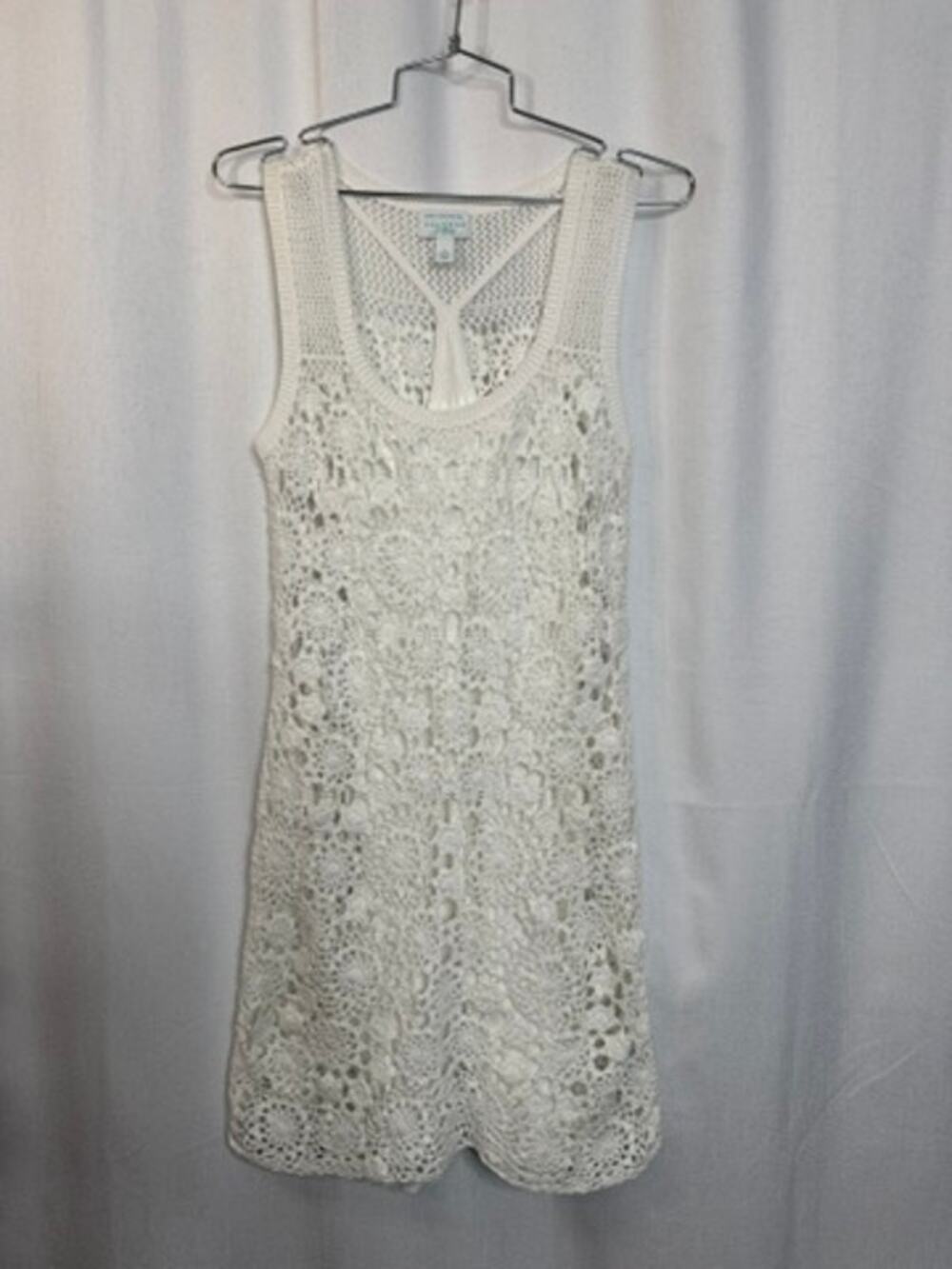 382. Calypso St. Barth for Target Hand Crocheted Sleeveless Dress Size S